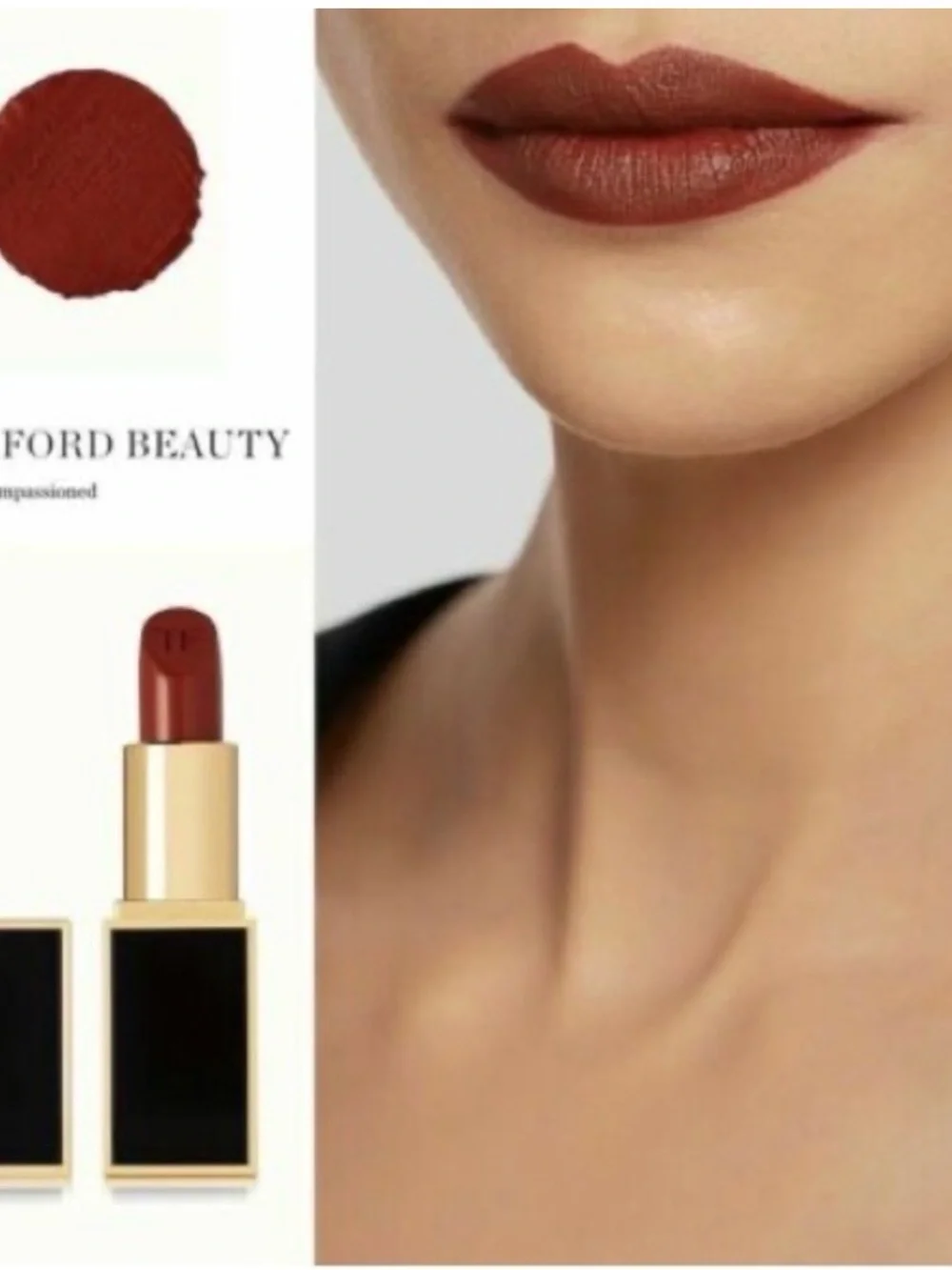 Tom Ford Lip Color Lipstick Shade 80 Impassioned NIB Full Size 3g